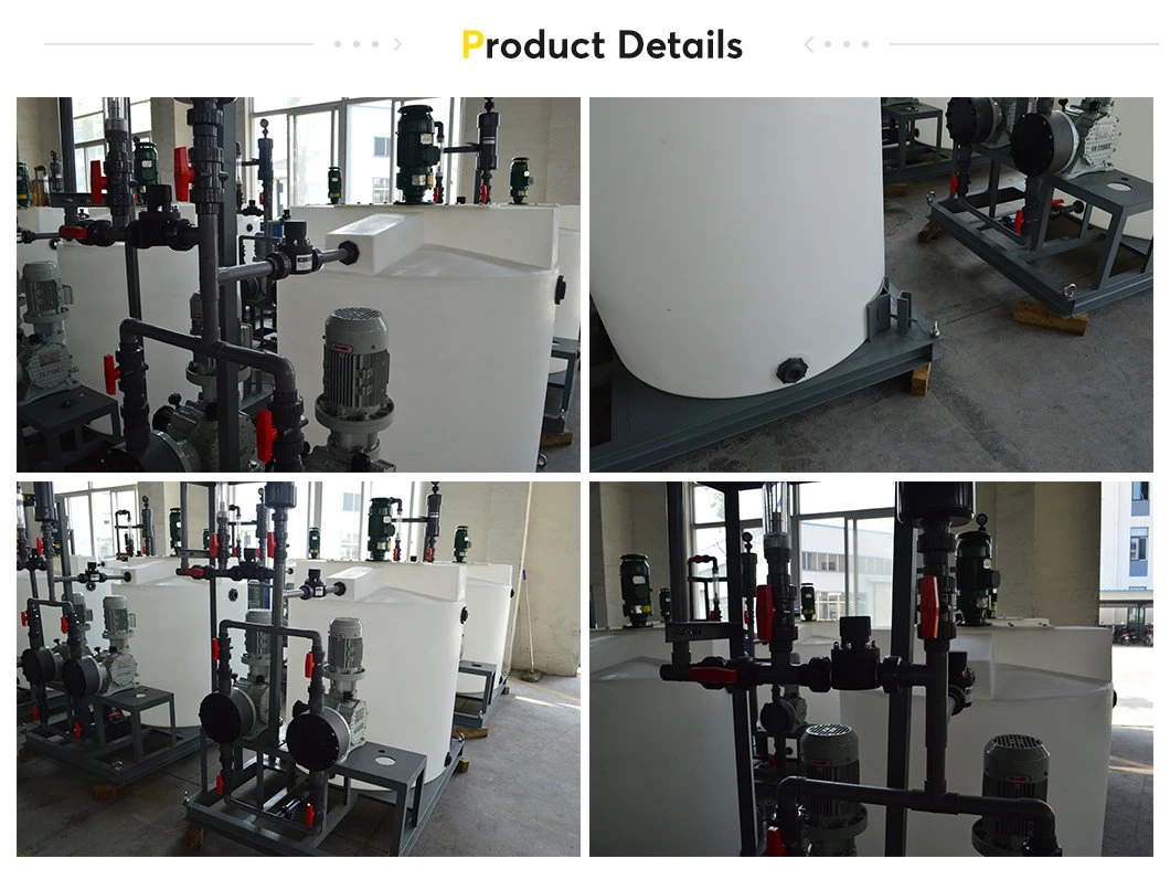 Manual Polymer Preparation Dosing System in Wastewater Treatment Process