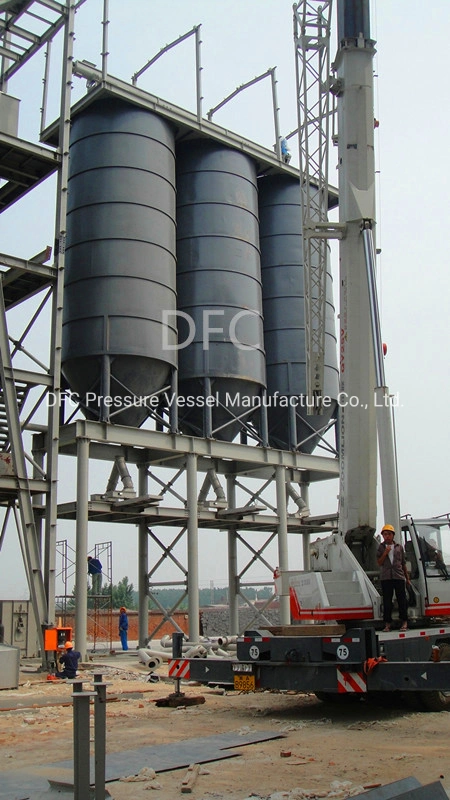 Lime Silo Cement Storage ASME Feed Pulverized Bulk Powder